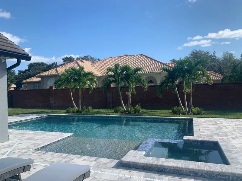 Custom pool build by Next Level Pools and Spas — Central Florida new construction