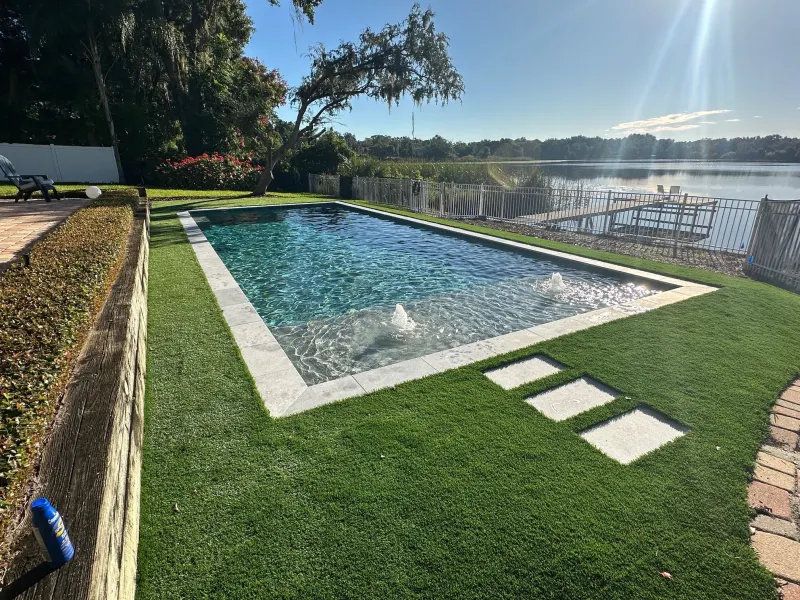 Custom pool build by Next Level Pools and Spas — Central Florida new construction