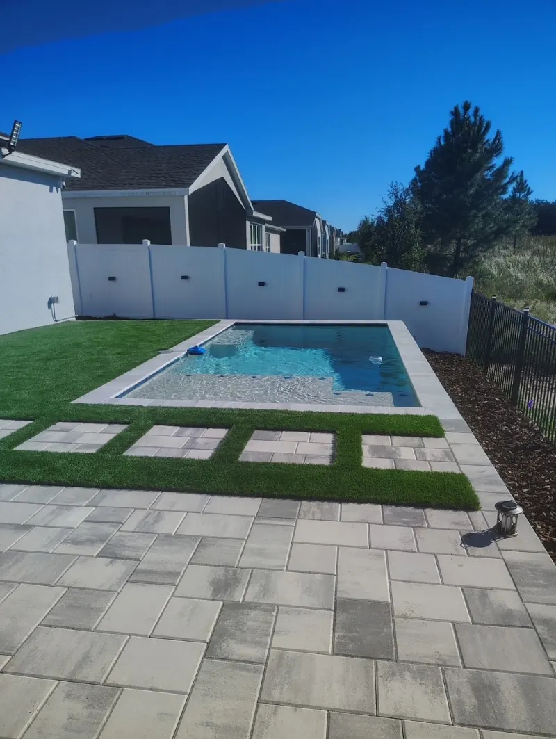Custom pool build by Next Level Pools and Spas — Central Florida new construction