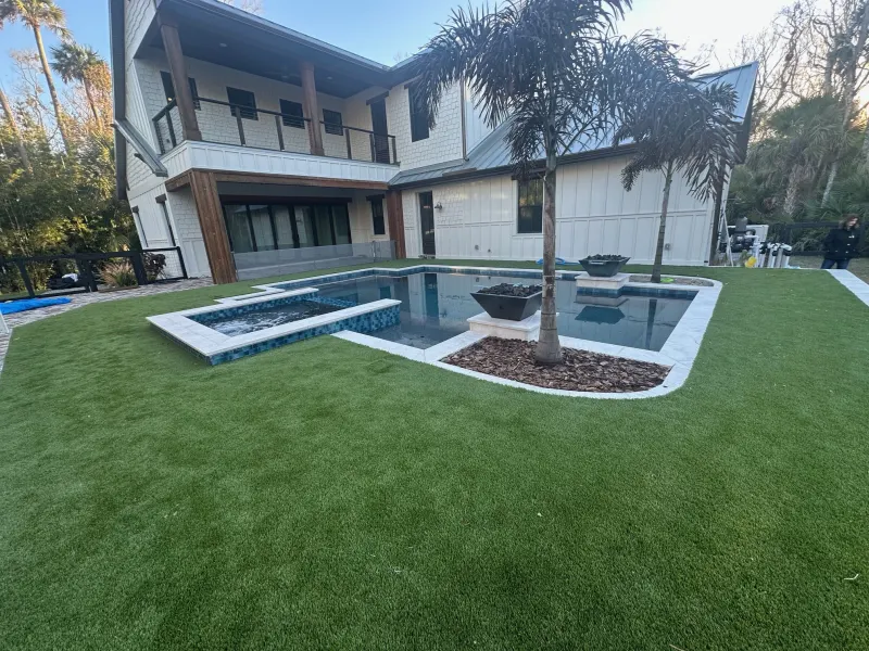 Custom pool build by Next Level Pools and Spas — Central Florida new construction