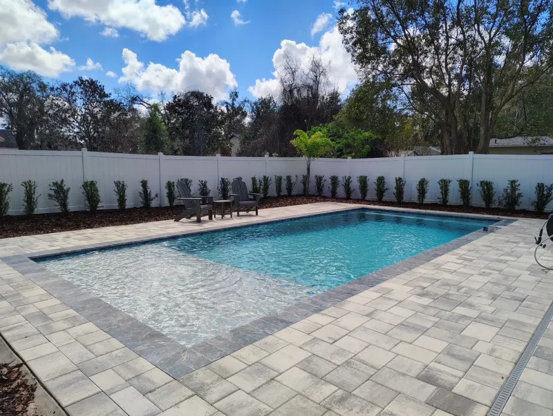 Custom pool build by Next Level Pools and Spas — Central Florida new construction