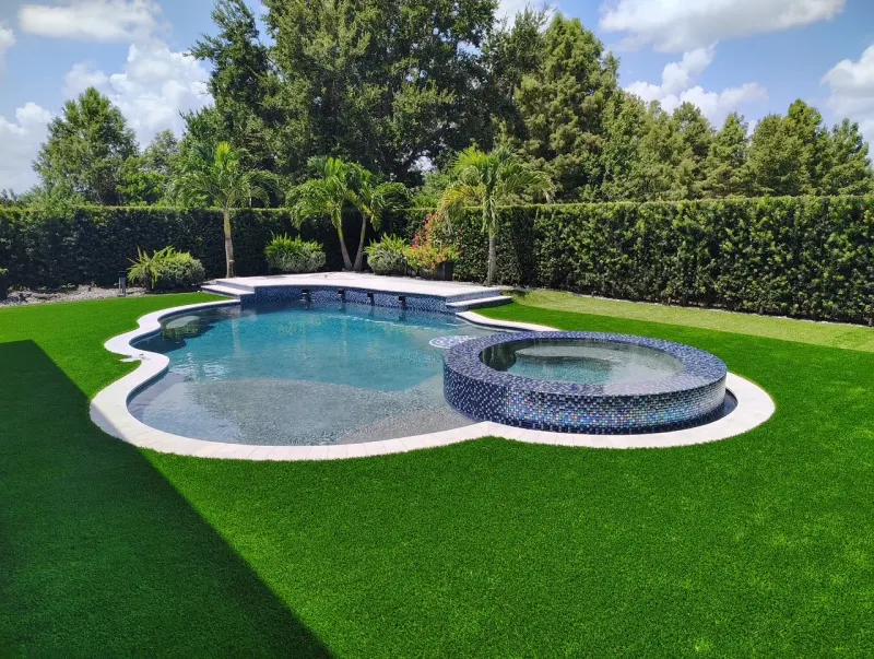 Custom pool build by Next Level Pools and Spas — Central Florida new construction