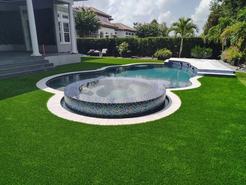 Custom pool build by Next Level Pools and Spas — Central Florida new construction