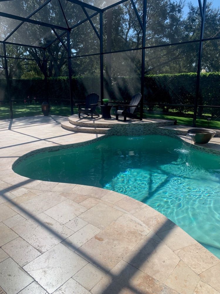 Full reshape + glass-tile spa — before, view 4